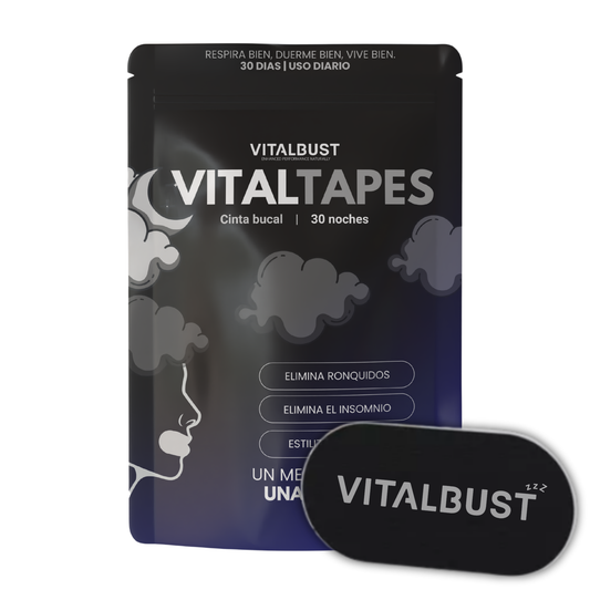 VitalTapes + VitalBreath | 30 Unidades | Cintas bucales y Tiras nasales