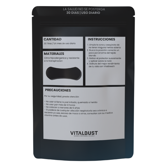 VitalBreath - Tiras nasales adhesivas | 30 Unidades